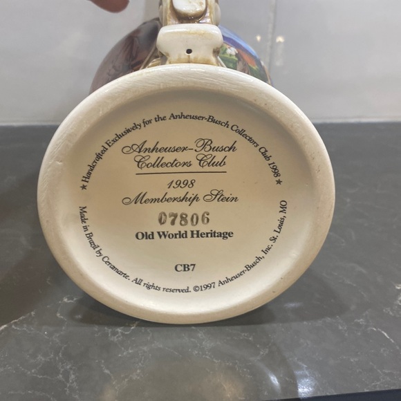 Vintage Anheuser-Bush Beer Stein - Picture 7 of 9